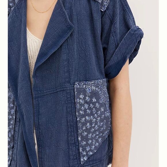 Anthropologie I Pilcro Denim Kimono Jacket - Picture 2 of 8